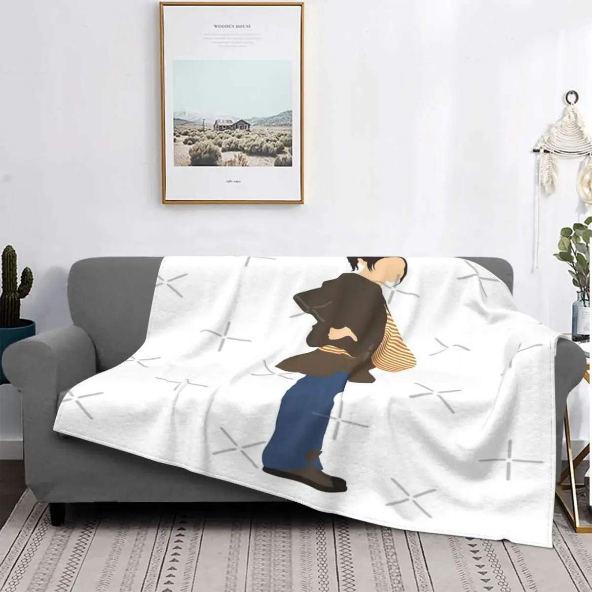 

Juno-colcha de película a cuadros para cama, manta térmica a cuadros para pícnic, mantas receptoras