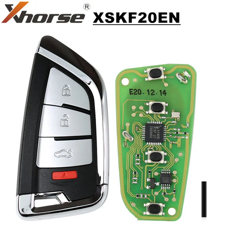 Универсальный пульт дистанционного управления XHORSE XSKF20EN серии XS с 4 кнопками для