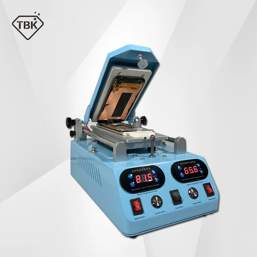Настоящая TBK-268 машина-сепаратор, автоматическая рамка для ЖК-экрана, рамка с подогревом для плоского изогнутого экрана, стеклянная средняя отдельная рамка