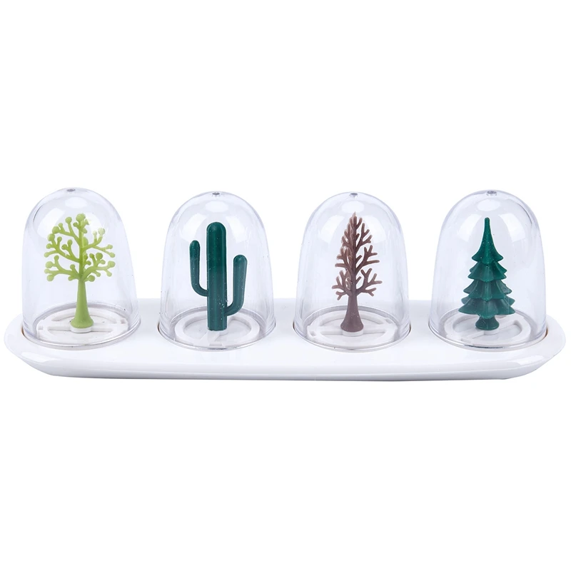 4 шт. кухонные принадлежности четыре сезона растение банка для специй креативная