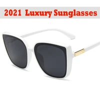 2022 cateye designer sunglasses women high quality retro sunglasses women square glasses womenmen luxury oculos de sol n180