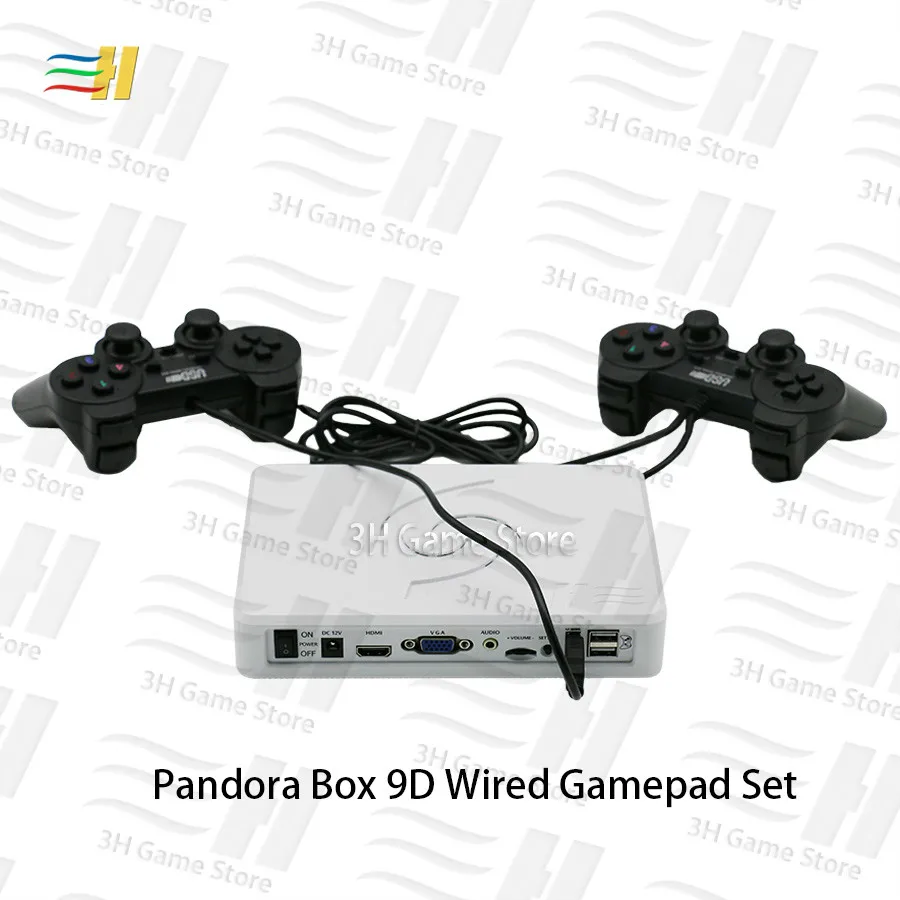 Pandora Box 9D материнская плата геймпад Набор двойной проводной геймпад беспроводной геймпад HDMI VGA подключение ТВ ПК 2500 В 1 Поддержка 3D Tekken