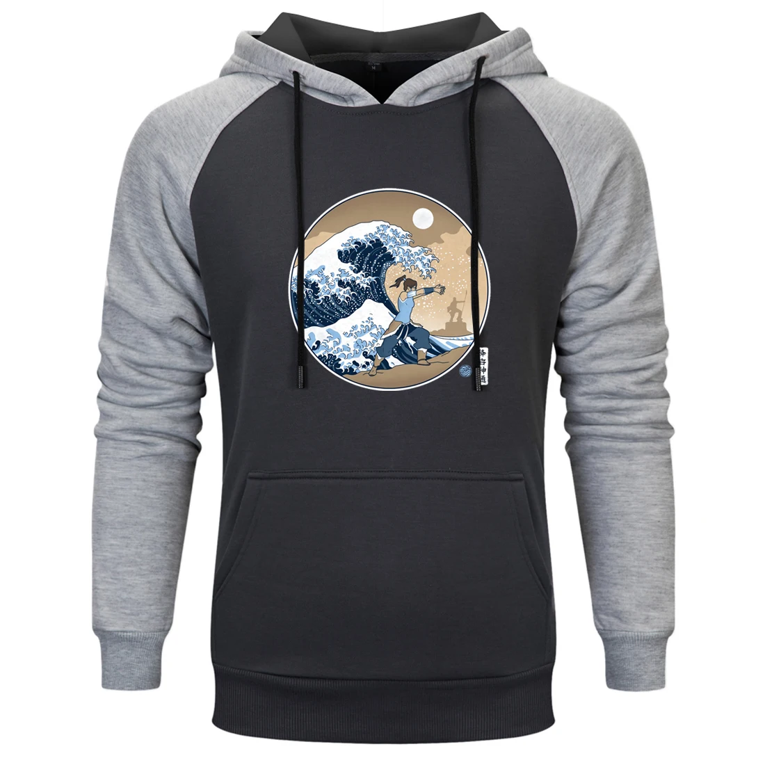 Мужские реглан с капюшоном милые платья для девочек длинными рукавами и принтом