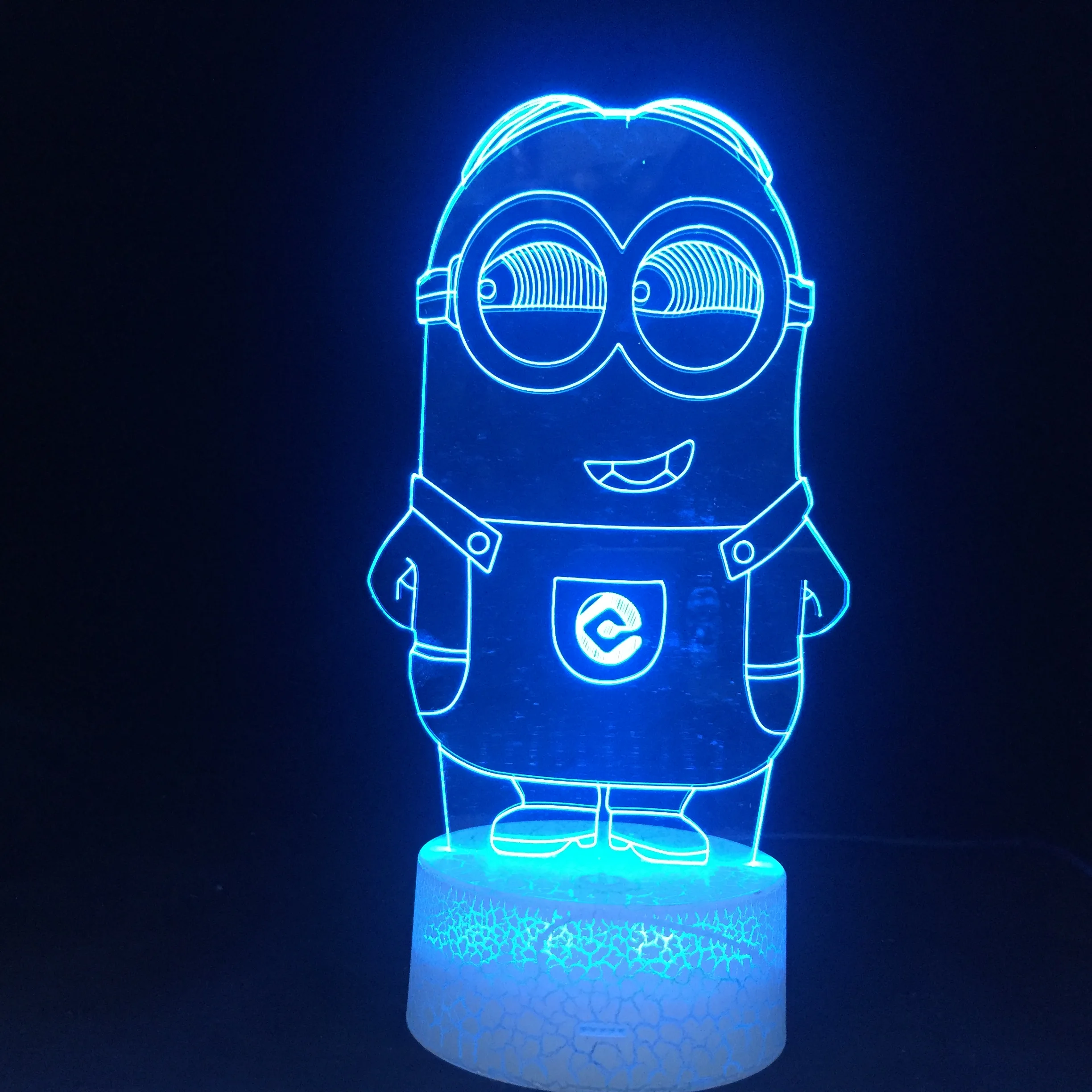 

Despicable Me Led Night Light Colors Changing Touch Sensor Nightlight For Child Kids Bedroom Decor Little Minion 3d Lamp Bedside