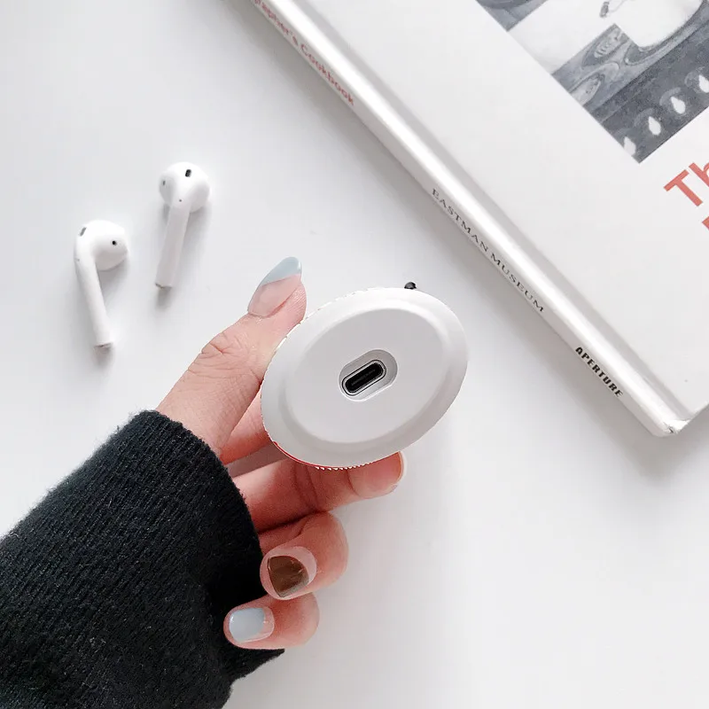 

Fashion Trends Budweiser Beer Silicone Soft Bluetooth Headset Cases for Apple Airpods 1/2 Cute Earphone Cover Accessories Lovely