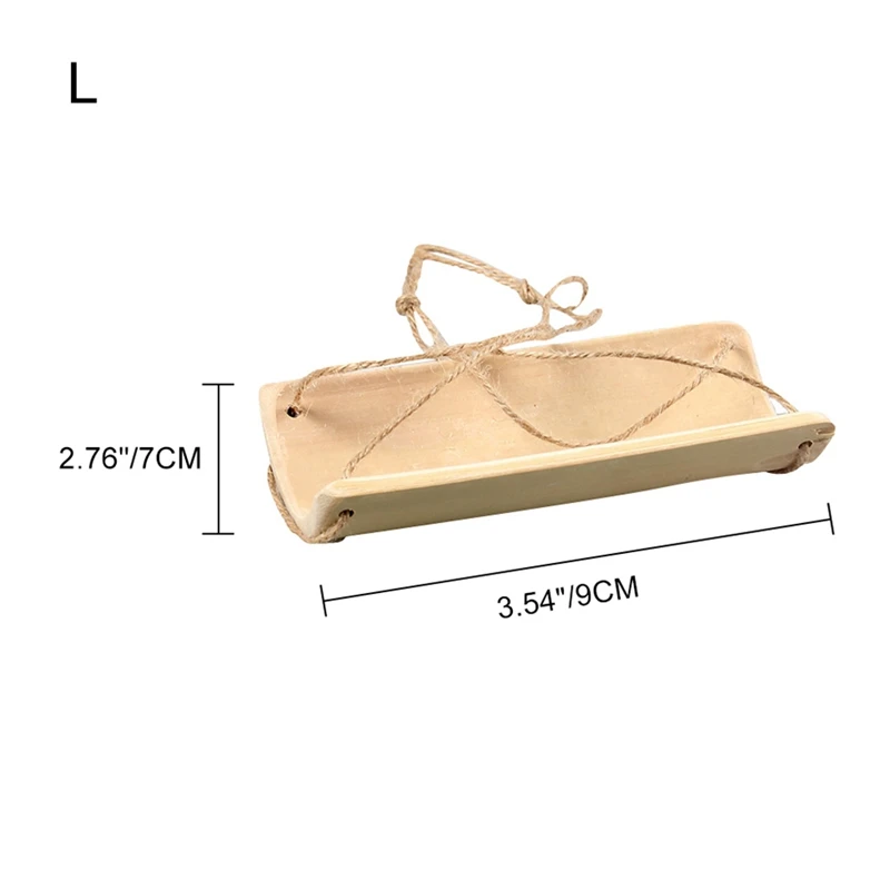 Креативная игрушка для хомяка Бамбуковая качающаяся маленькие животные