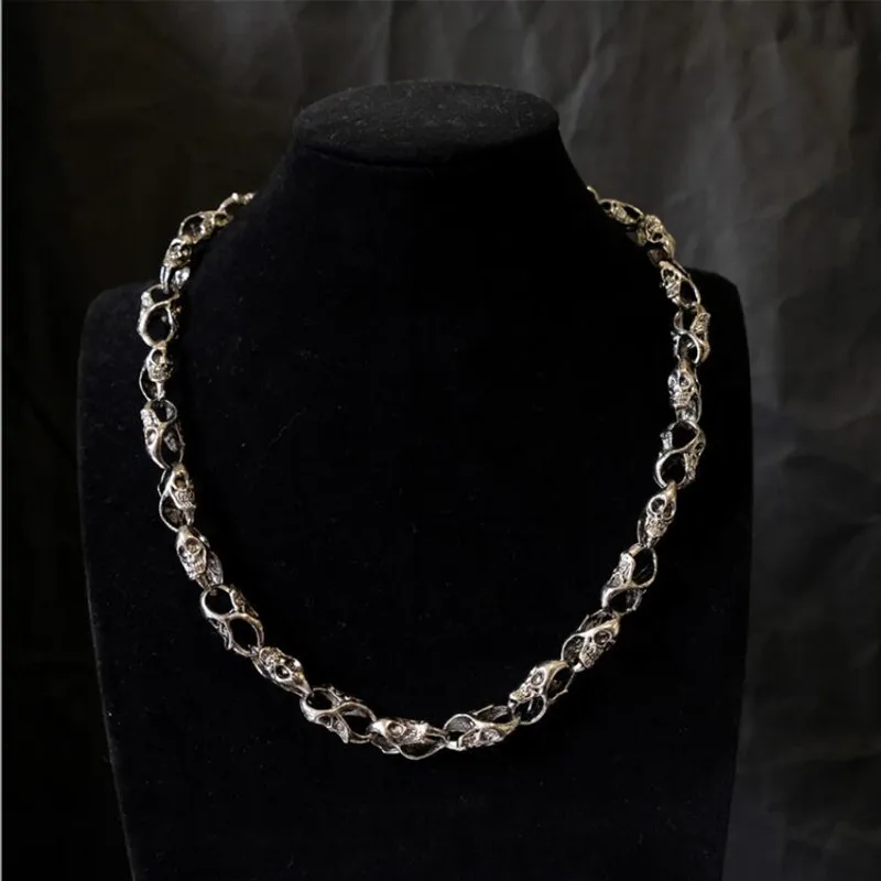 Punk Personality Thorns Chain Necklace Cool Razor Blade Pendant Silver Color for Women Men Hip Hop Nightclub Jewelry | Украшения и