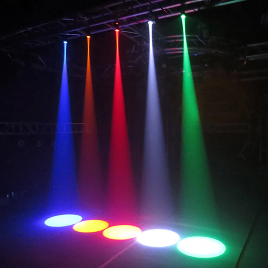 Thrisdar 10 Вт RGB узкий луч Pinspot светильник с дистанционным управлением для