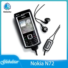 Nokia N72 refurbished  Original NOKIA N72 Mobile Cell Phone & Russian Arabic Keyboard & One year warranty Free shipping