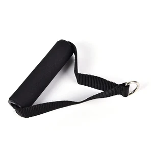 Оптовая Продажа Ручной Захват Dip станция тренажерный зал фитнес сопротивление веревка руль Упражнение 1 шт. 12 см фитнес крепление бар Трицепс веревка