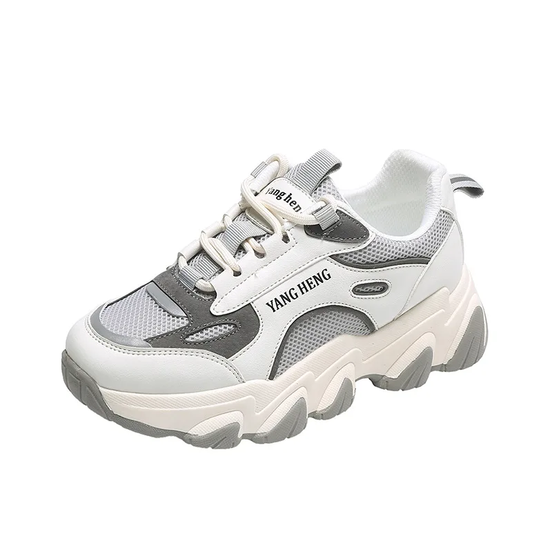 

Breathable Dad Shoes for Women 2021 Summer New School Sports Shoes for Girls Running Casual Shoes Thick Soles Women Sneakers