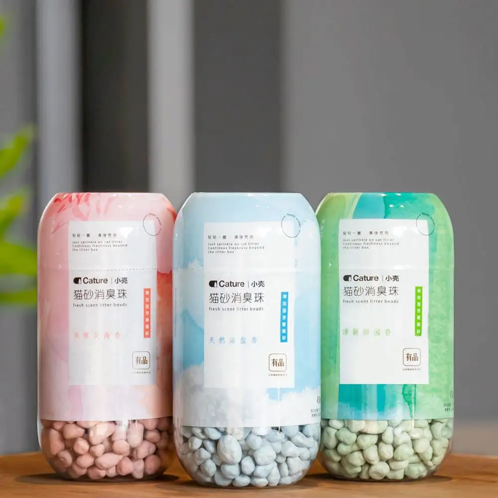

Cat Litter Deodorant Beads Cat toilet Deodorant safety Inhibits bacteria Fresh air Lasting fragrance Convenient and fast
