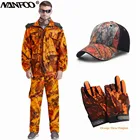 Мужской Камуфляжный костюм Blaze, оранжевый, бионический, ветрозащитный, для охоты, рыбалки, альпинизма, тактической стрельбы