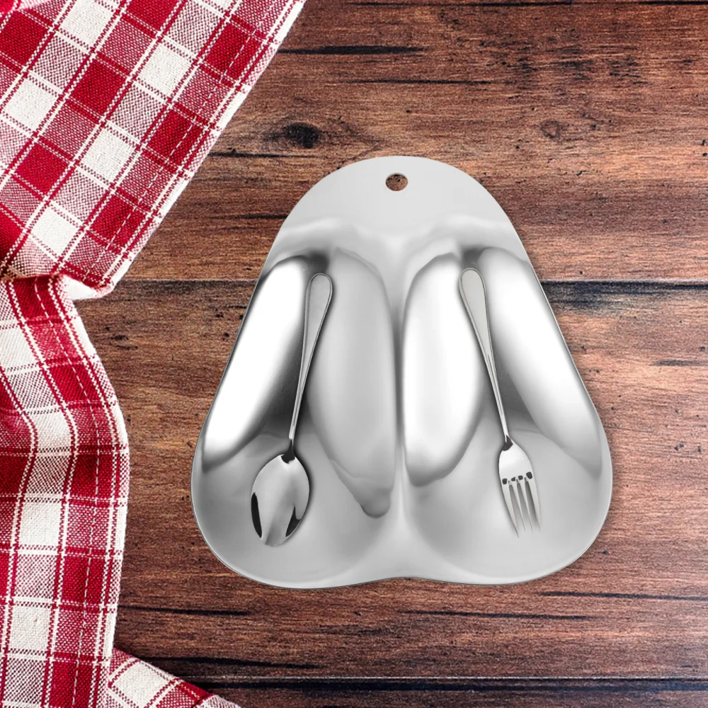 

1 Pc Stable Soup Ladle Rack Stainless Steel Filter Spoon Holder (Silver)