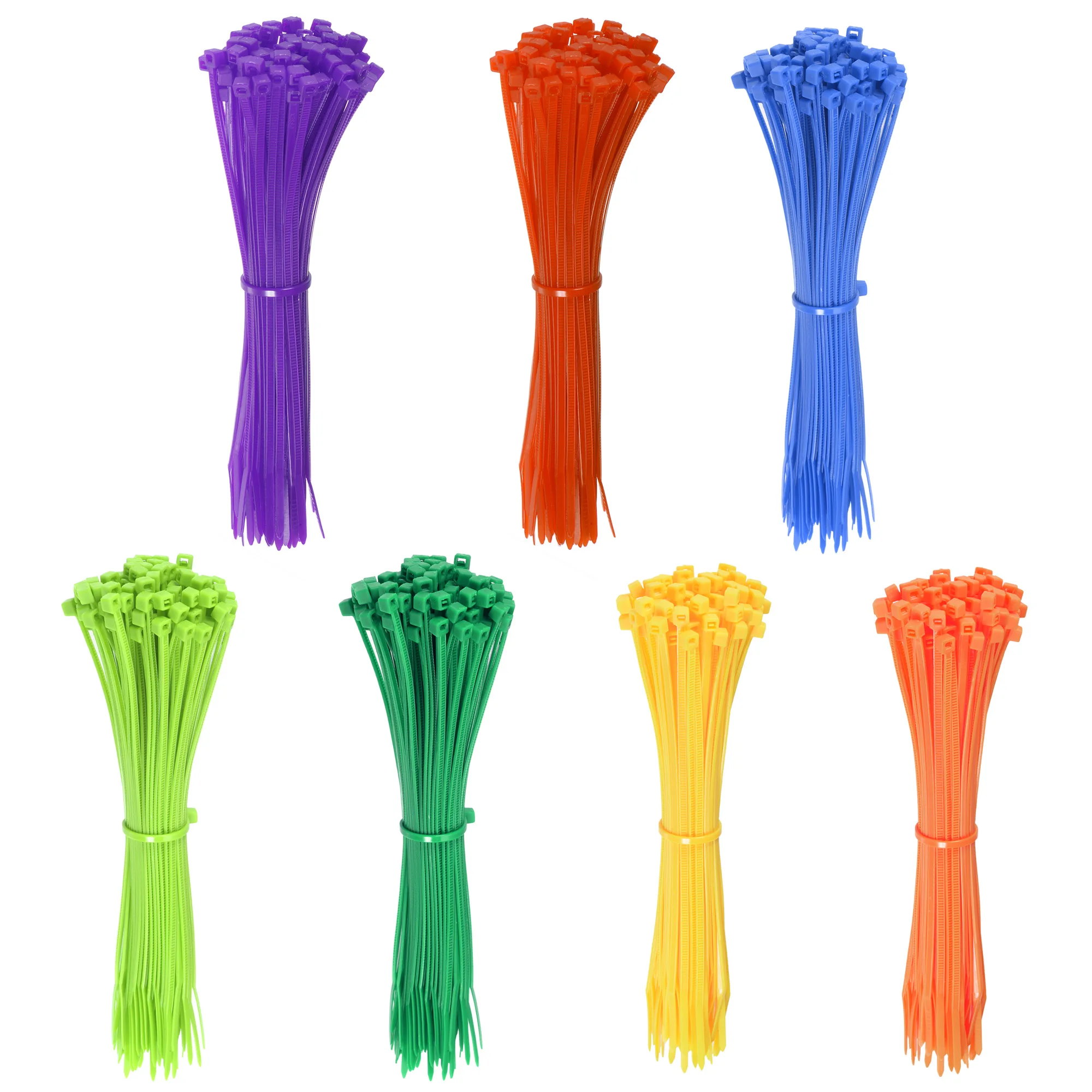 

Uxcell нейлоновые кабельные стяжки 6-дюймовая длина 0,1-дюймовая ширина самоблокирующаяся застежка-молния 700 шт