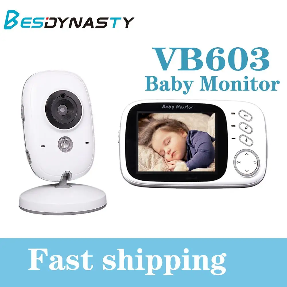 

VB603 Wireless Video Color Baby Monitor 3.2 Inch High Resolution Night Vision Temperature Monitoring Baby Nanny Security Camera