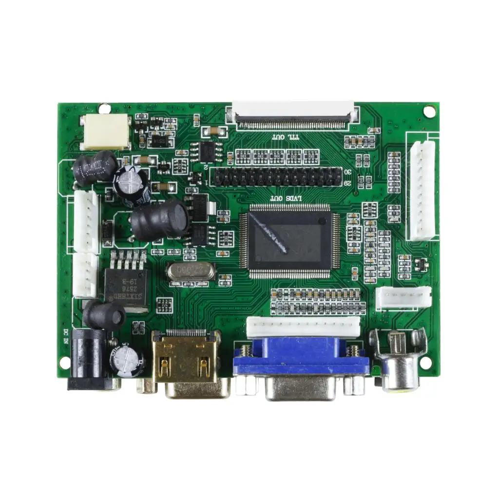 Плата контроллера с ЖК-дисплеем TTL LVDS HDMI VGA 2AV 50 PIN для AT070TN90 автоматическая