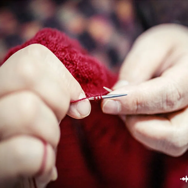 4 шт./компл. 25 см вязальные спицы из нержавеющей стали двойные заостренные крючки