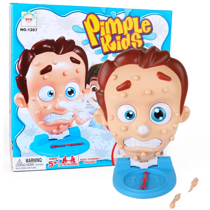 Забавные игрушки Squeeze Acne Toy Popping Puple Pete для родителей и детей, настольные игры, спрей для воды, новинка, приколы, забавные детские игрушки, подарок