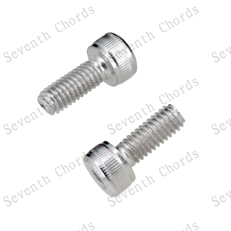 9 шт./лот гайка-зажим для электрогитары шестигранные винты M4 * 13 мм-14 мм аксессуары