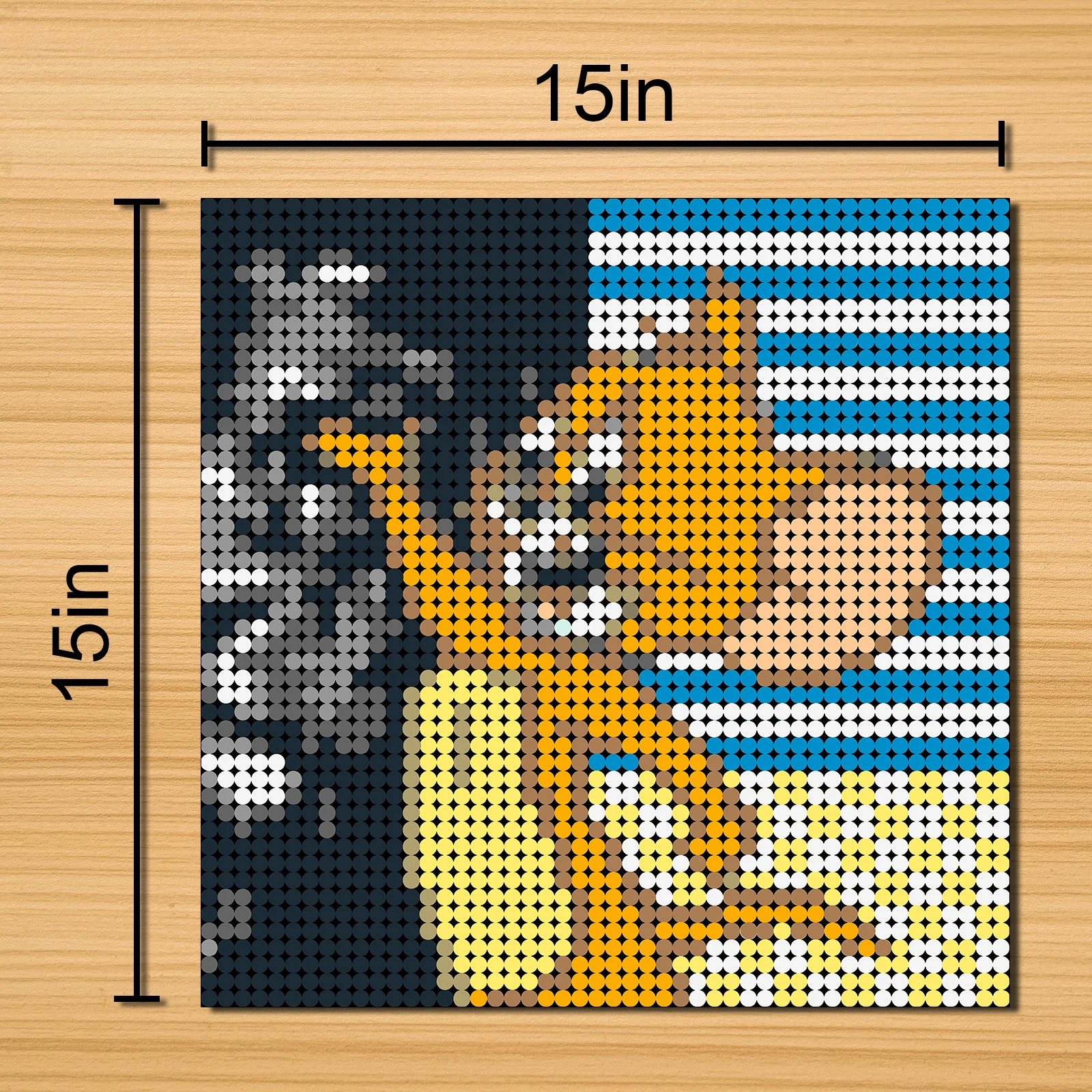 

3D Pixel Art Cute Mouse/Cat/Santa Claus/Christmas Deer Mosaic Painting DIY Bricks Sets Animation Decorative Blocks Model Toys