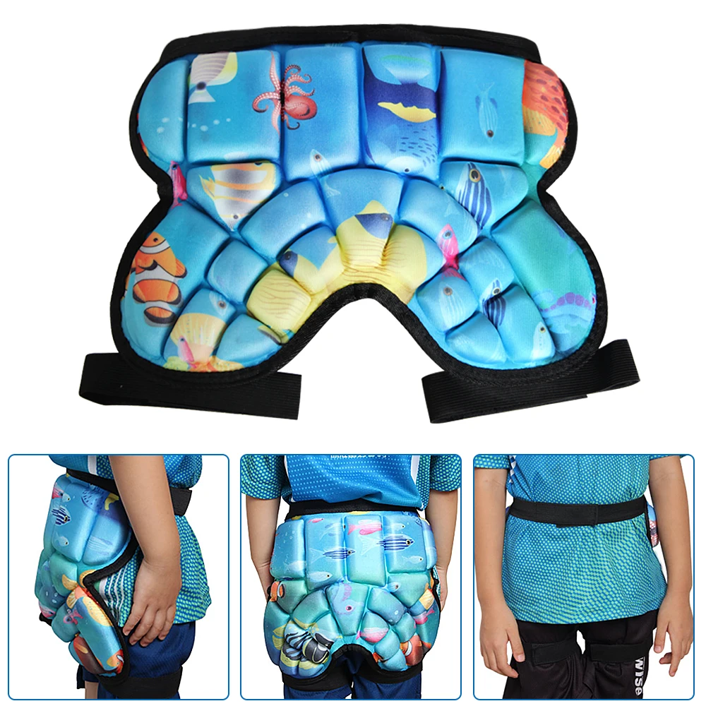 Детские Хип Pad 3D хип мягкие защитные лыжи коньки сноуборд шорты для велоспорта