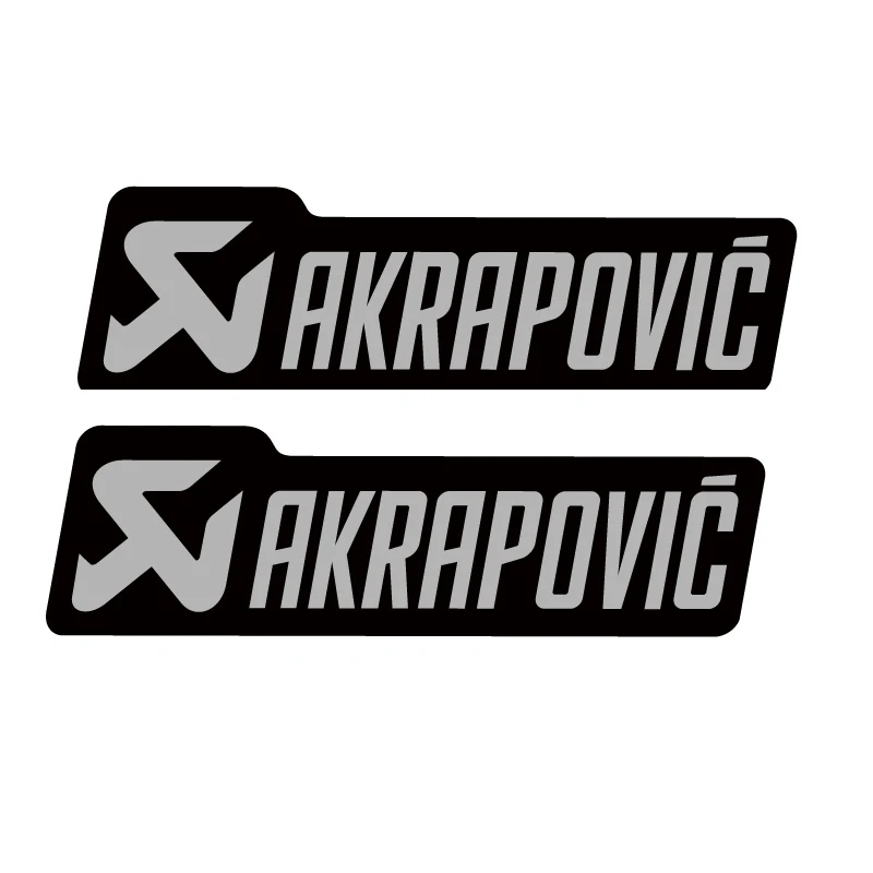 Эпоксидные мотоциклетные наклейки с логотипом Akrapovic водонепроницаемые