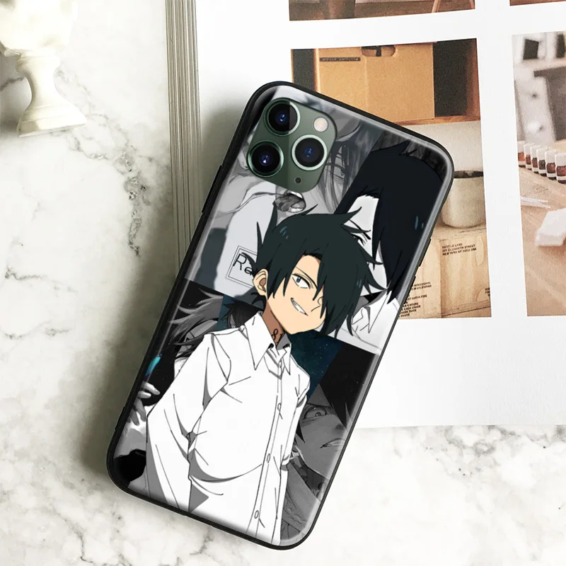 ray the promised neverland anime phone case cover shell for iphone se 6 6s 7 8 6splus 7plus 8plus x xr xs 11 pro max free global shipping