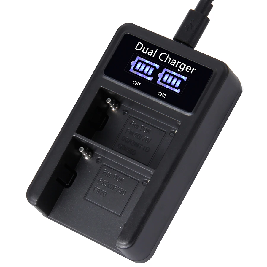 MAMEN 2 шт NP F550 F570 2650mAh аккумуляторная батарея 7 4 v для цифровой камеры + USB lcd двойное