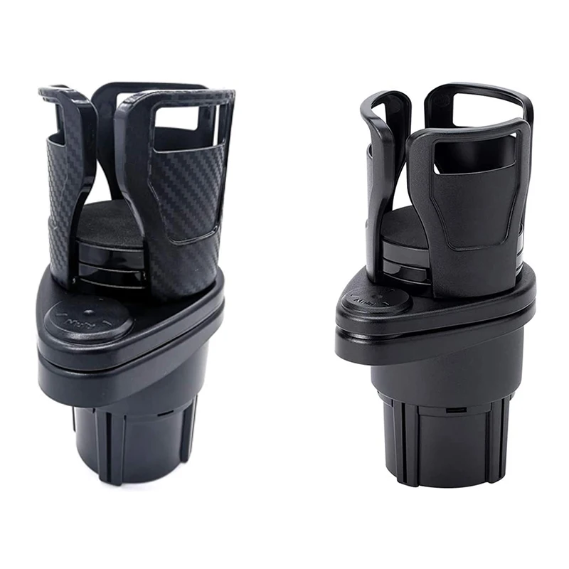 

Автомобильный держатель для стакана расширитель адаптер 2 в 1 чашки Крепление-расширитель 360 градусов вращающийся регулируемый стеллаж для ...