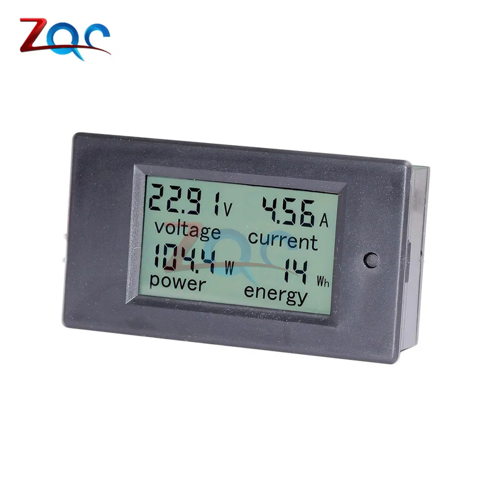 DC 6 5 100 в 0 20A 20000 Вт Цифровой ЖК дисплей Вольтметр Амперметр Wattmeter измеритель