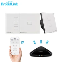 broadlink tc2 eu standard light switch modern design white touch panel wifi wireless smart control via rm4 prorm pro