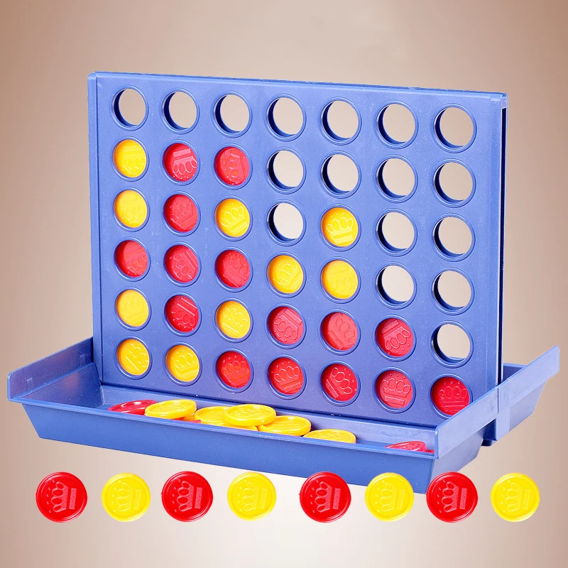 Соединяющиеся 4 игры складные монтессоро Обучающие детские математические