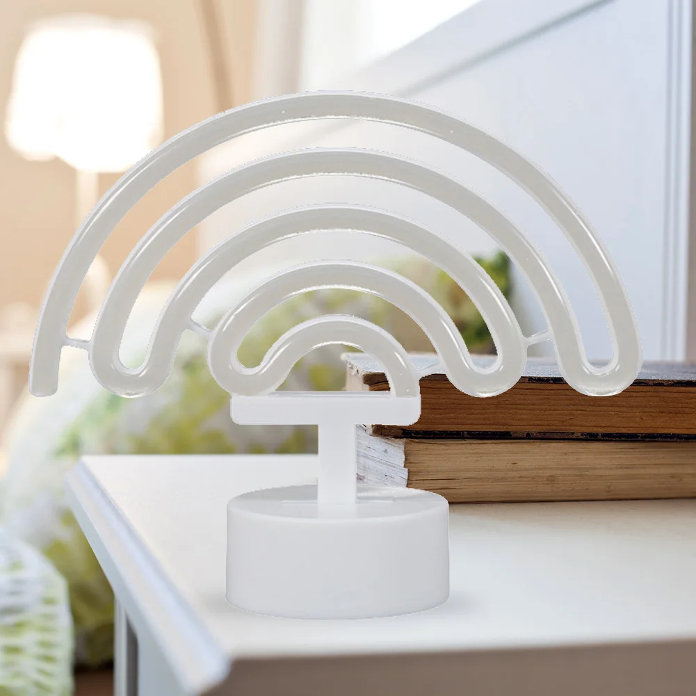 Светодиодный неоновый настенный светильник s образный цветной для украшения