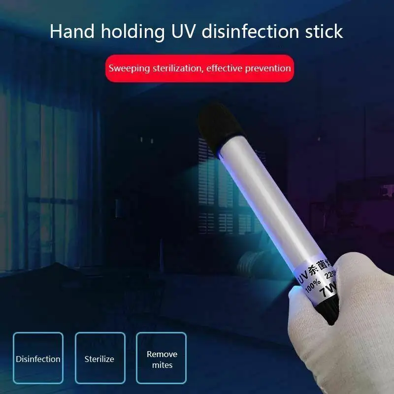 Portable 110V UV Sterilizer Stick Waterproof Disinfection Lamp Deodor Bar Germicidal Light Ultraviolet Sterilization LED Tube | Освещение