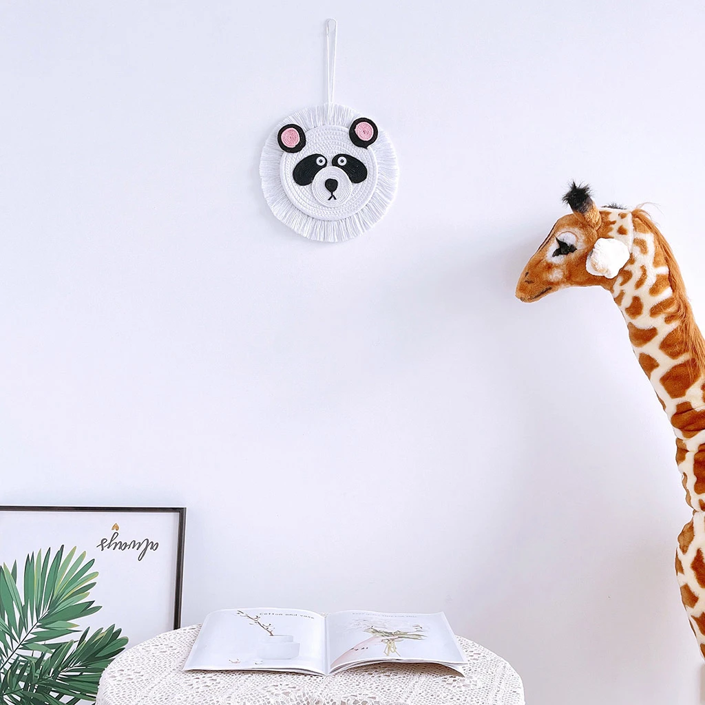 Скандинавская ручная плетеная подвеска в виде мультяшных животных украшение из