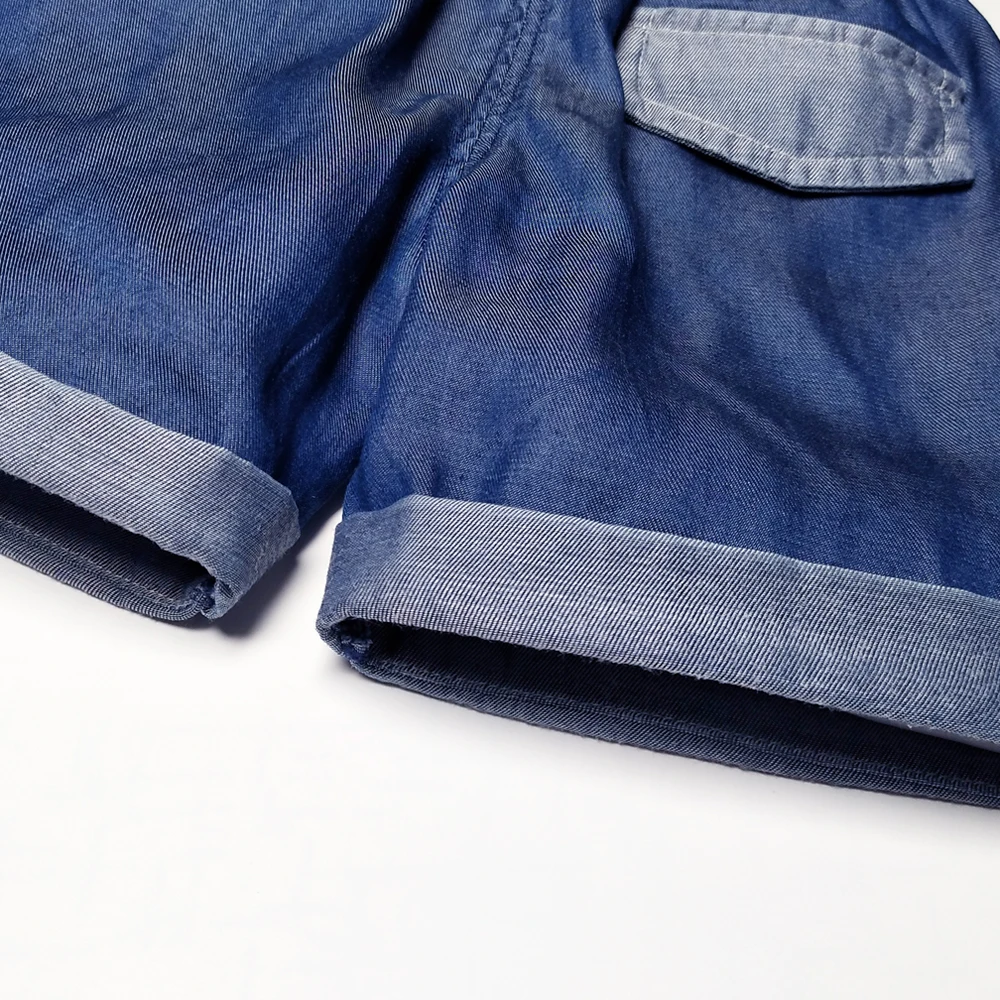 Бесплатные пробные Новые товары 2021 летние джинсовые шорты для маленьких