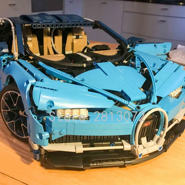 20086 Supercar Bugattis синий \ красный \ черный Technic 42083 3625 шт Chiron модель автомобиля строительные блоки кирпичи игрушки