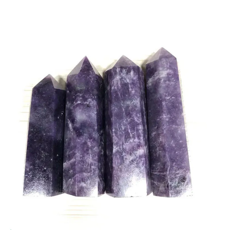 

Lepidolite Wand Point Natural Stones For Home Decoration