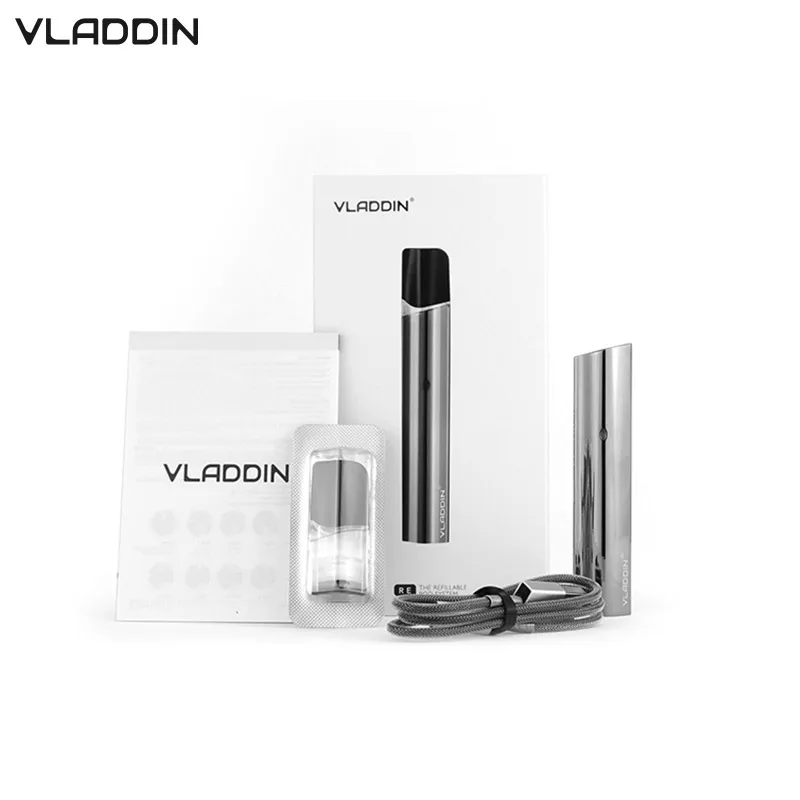VLADDIN RE Full Kit Pod Systme Electronic Cigarettes 1.5ml 350mah Refillable Ceramic Coil Cartridge VS Voopoo Vinci X | Электроника
