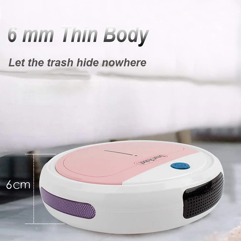 Робот пылесос 3 в 1 перезаряжаемый автоматический умный с функцией очистки краев