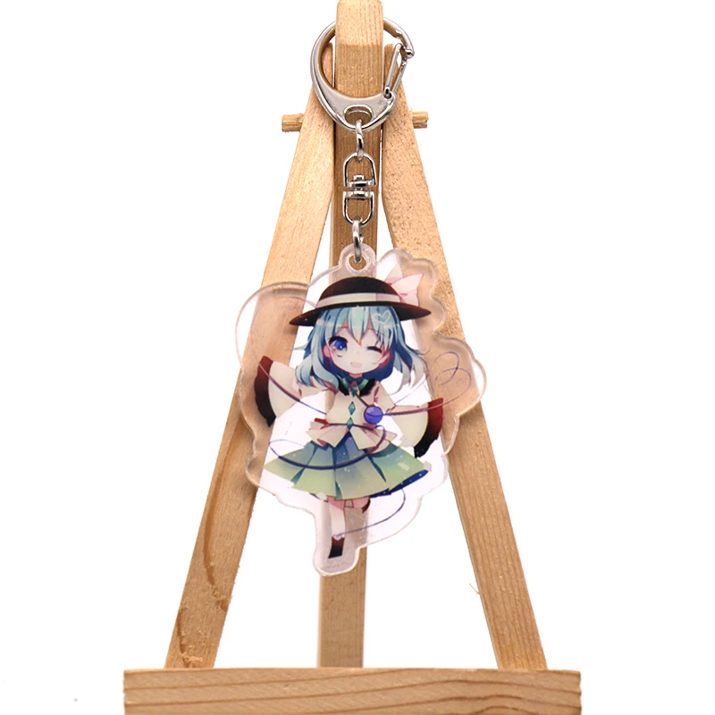 Аниме TouHou Project мультфильм Hakurei Reimu Kirisame Marisa двусторонний Узор Акриловый Брелок