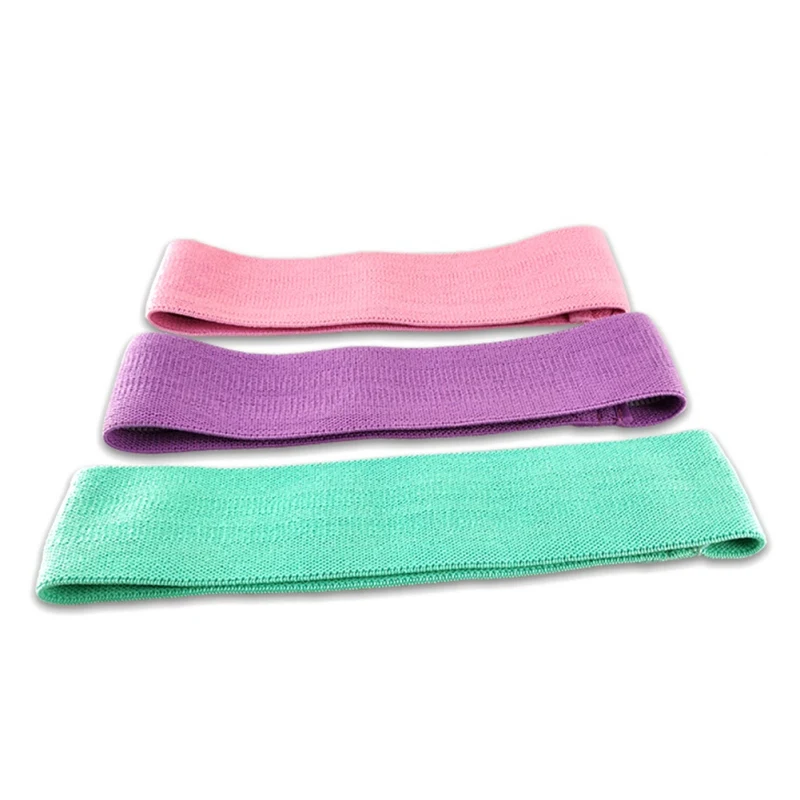 

Men Women Exercise Elastic Bands Gym Yoga Stretching Training Fitness Workout No-Roll Up Circle Band Hip Resistance Bands Booty