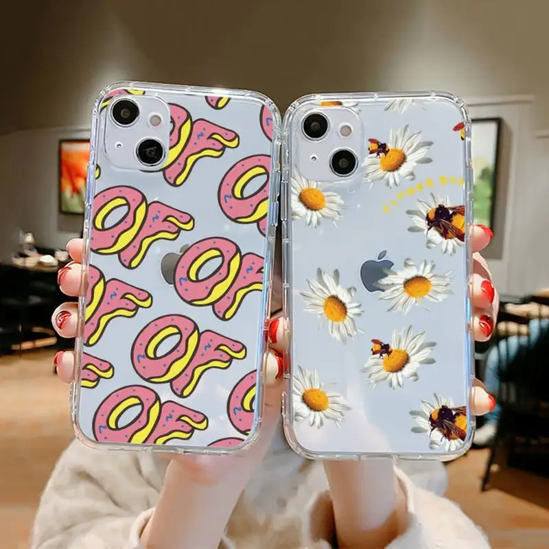 

Tyler Creator golf Phone Case Clear Transparent for iPhone 11 12 13 mini pro XS MAX 8 7 6 6S Plus X 5S SE XR 2020