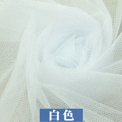 Тюлевая сетчатая ткань для свадебного платья мягкая белая и черная сетка от