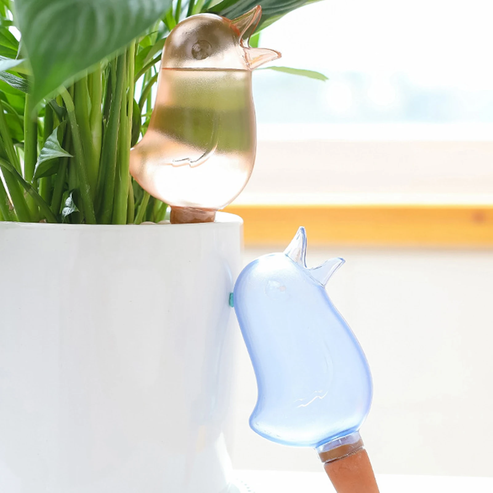 

Garden Automatic Watering Tool Cute Birds Indoor Drip Irrigation Watering System Kit Potted Plant Waterers Spike For Houseplant