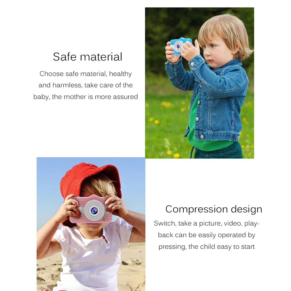 

Children Camera Mini Cute Video Camera 3.5'' Screen HD Camera Recording Video Boys Girls Best Birthday Gifts Kids Digital Camera