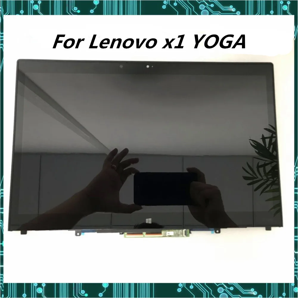 Для lenovo x1 YOGA(20FQ 20FR) ноутбук ЖК-дисплей сенсорный экран сборка FRU 01AY702 00UR191 00HN875 протестировано