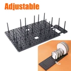 Регулируемая флейта для тарелок, полка-органайзер для чашек, чашек, кастрюль