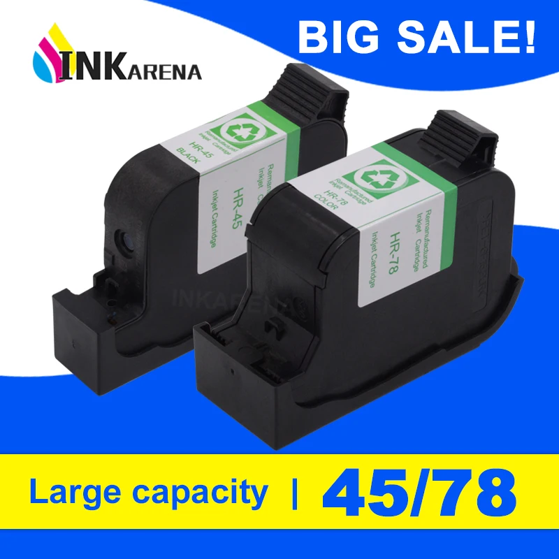 INKARENA 78 45 заправка 51645A Совместимость с hp78 C6578D чернильные картриджи Deskjet 710C 820Cse 820Cxi